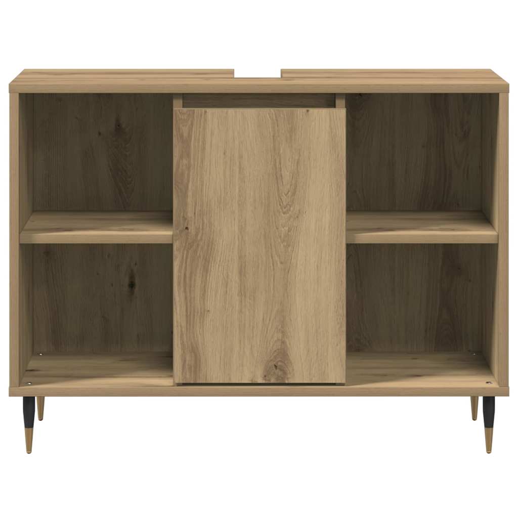 Bathroom Cabinet Artisan Oak 80 x 33 x 60 cm Engineered Wood