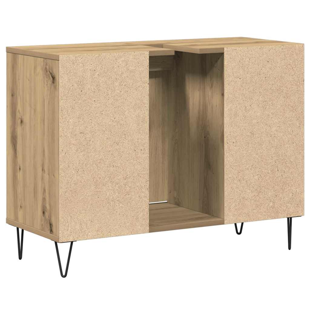 Bathroom Cabinet Artisan Oak 80 x 33 x 60 cm Engineered Wood