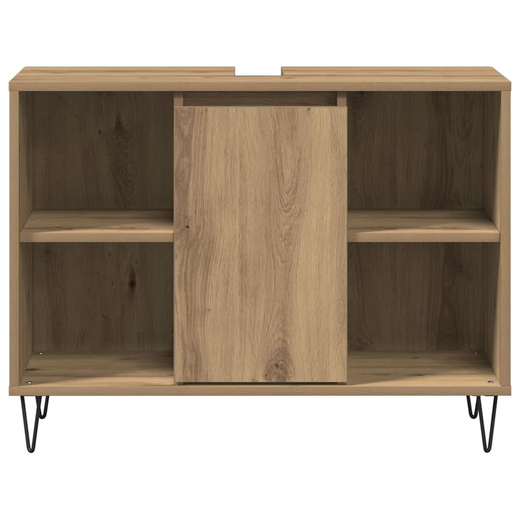 Bathroom Cabinet Artisan Oak 80 x 33 x 60 cm Engineered Wood
