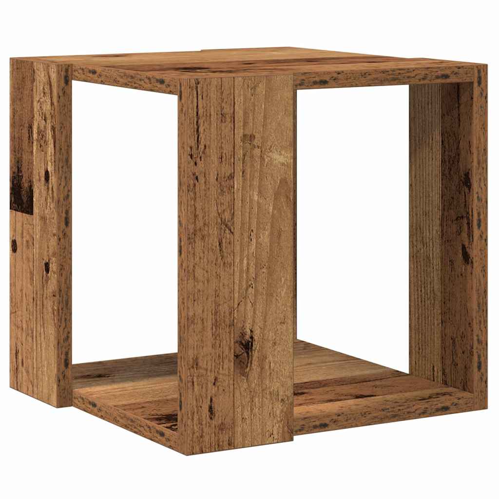 Coffee Table Old Wood 32 x 32 x 30 cm Engineered Wood