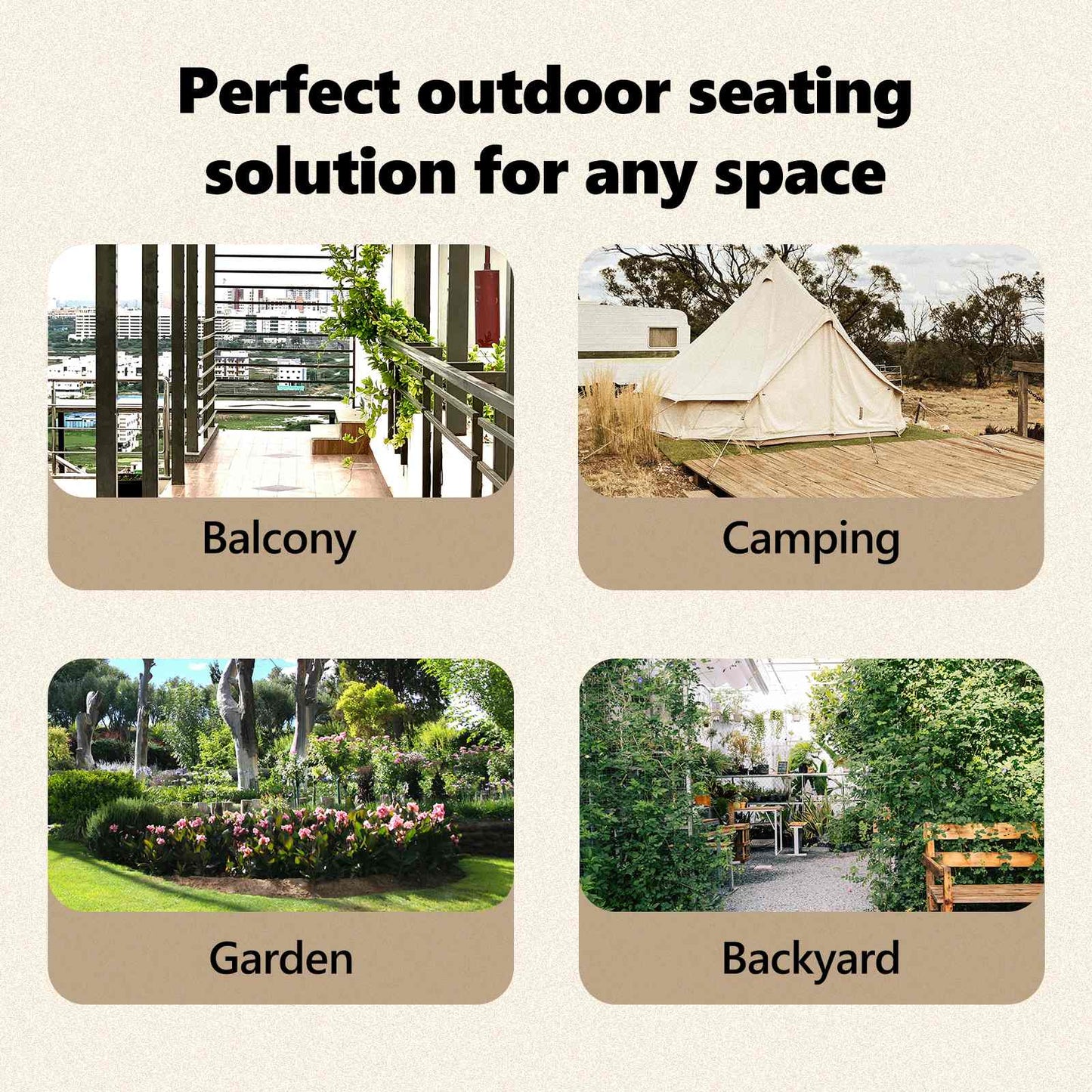 Chair Folding 4 pcs Brown 64.5 x 52 x 108 cm Solid Teak Wood
