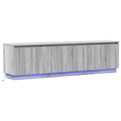 TV Cabinet Grey Sonoma 180 x 38 x 49 cm Engineered Wood
