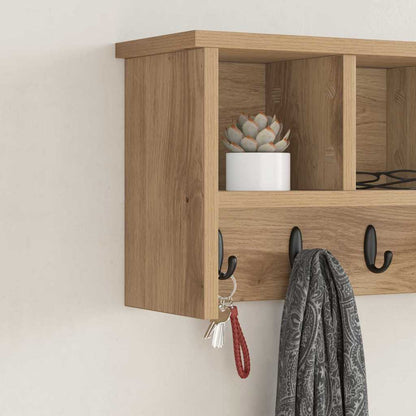 Wall-Mounted Coat Rack Wall-Mounted Artisan Oak 50 x 16 x 26 cm