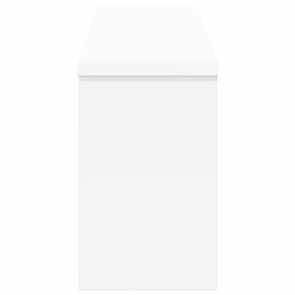 Wall-Mounted Coat Rack White 75 x 16 x 26 cm Engineered wood