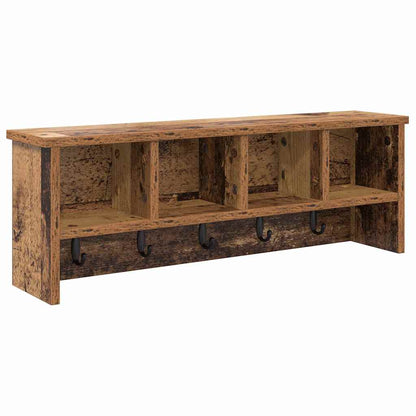 Wall-Mounted Coat Rack Old Wood 75 x 16 x 26 cm Engineered wood