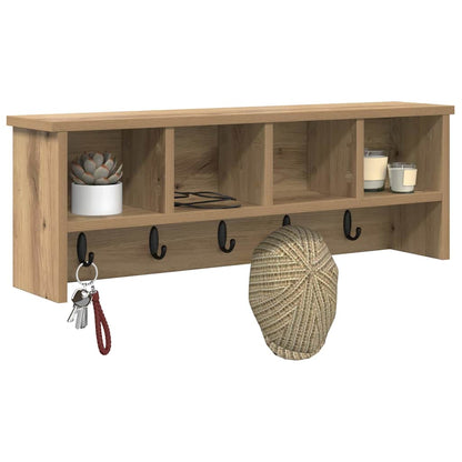 Wall-Mounted Coat Rack Wall-Mounted Artisan Oak 75 x 16 x 26 cm