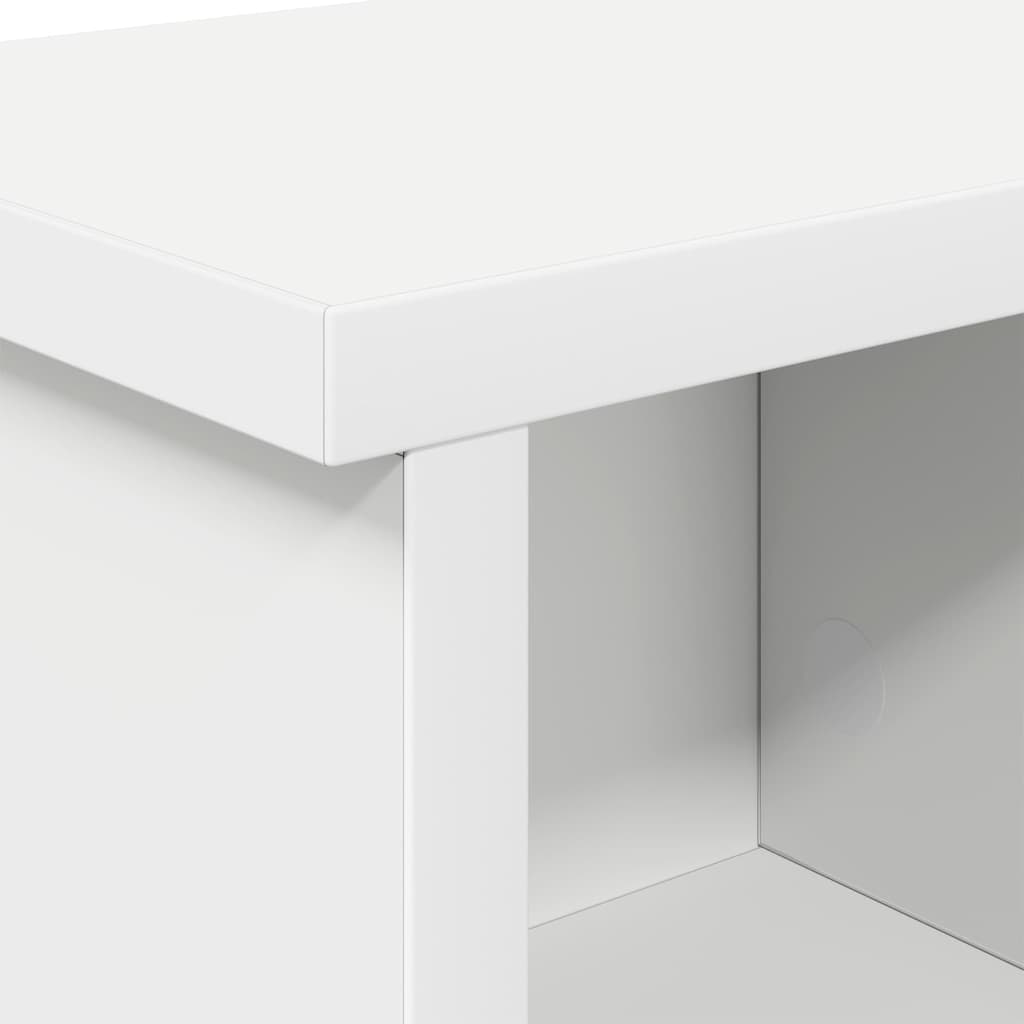 Wall-Mounted Coat Rack White 100 x 16 x 26 cm Engineered wood