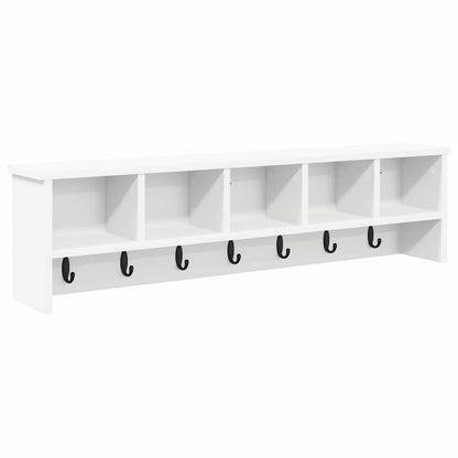 Wall-Mounted Coat Rack White 100 x 16 x 26 cm Engineered wood