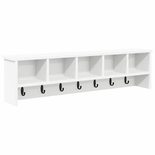 Wall-Mounted Coat Rack Wall-Mounted White 100 x 16 x 26 cm