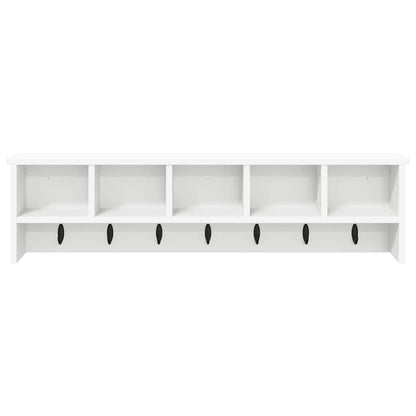 Wall-Mounted Coat Rack White 100 x 16 x 26 cm Engineered wood