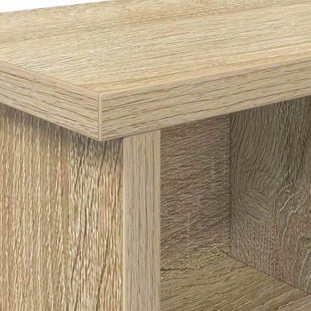 Wall-Mounted Coat Rack with Shelf Sonoma Oak 100 x 16 x 26 cm