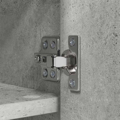 Wall-Mounted Coat Rack with Shelf Concrete Grey 80 x 20 x 30 cm