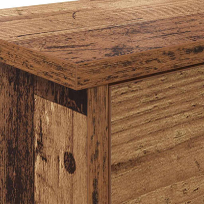 Wall-Mounted Coat Rack Old Wood 80 x 20 x 30 cm Engineered wood