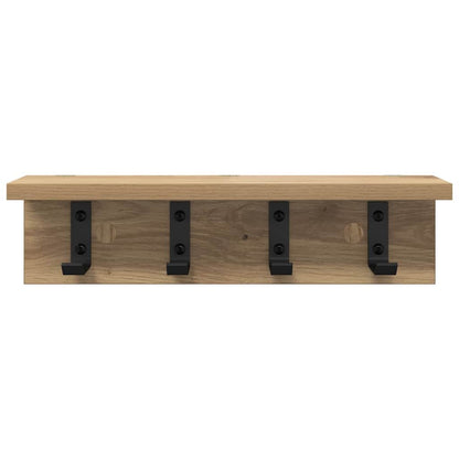 Wall-Mounted Coat Rack Wall-Mounted Artisan Oak Engineered wood