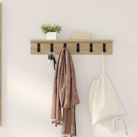 Wall-Mounted Coat Rack Wall-Mounted Sonoma Oak Engineered wood