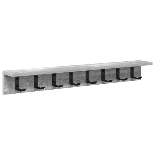 Wall-Mounted Coat Rack Wall-Mounted Grey Sonoma Engineered wood