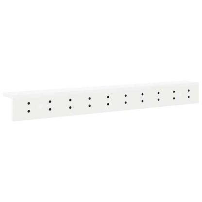Wall-Mounted Coat Rack Wall-mounted White 100 x 10.5 x 10.5 cm