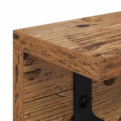 Wall-Mounted Coat Rack Old Wood 100 x 10.5 x 10.5 cm