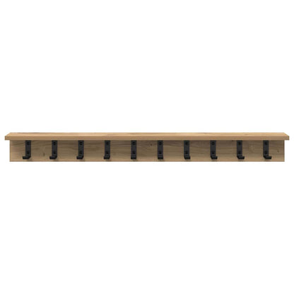 Wall-Mounted Coat Rack Wall-Mounted Artisan Oak Engineered wood