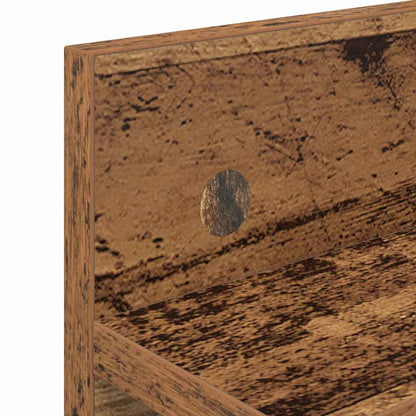 Wall-Mounted Coat Rack Wall-mounted Old Wood 60 x 10.5 x 18 cm