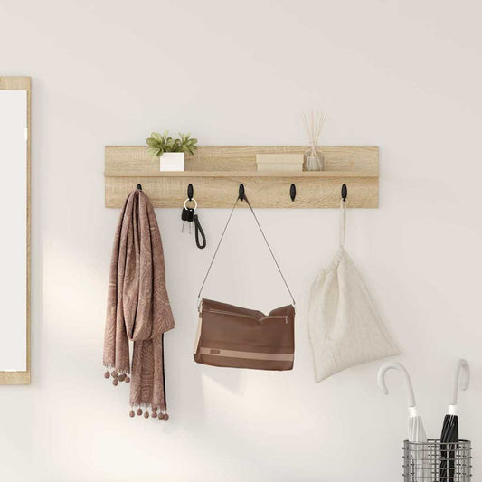 Wall-Mounted Coat Rack Wall-Mounted Sonoma Oak Engineered wood