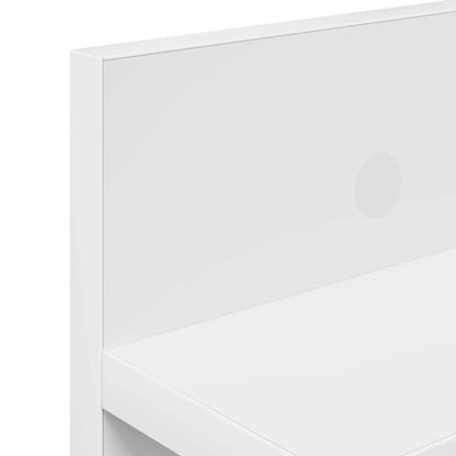 Wall-Mounted Coat Rack White 100 x 10.5 x 18 cm Engineered wood