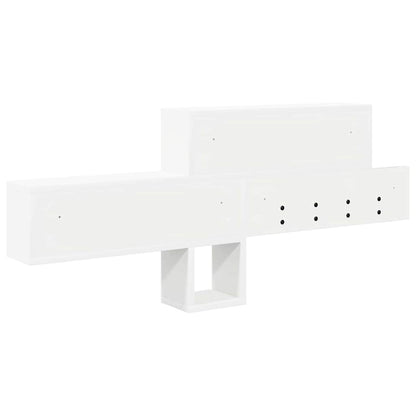 Wall-Mounted Coat Rack White 100 x 12 x 43.5 cm Engineered wood