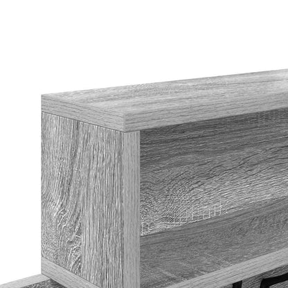 Wall-Mounted Coat Rack Grey Sonoma 100 x 12 x 43.5 cm