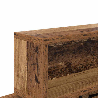 Wall-Mounted Coat Rack with Shelf Old Wood 100 x 12 x 43.5 cm