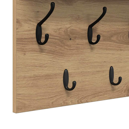 Wall-Mounted Coat Rack Wall-Mounted Artisan Oak Engineered wood