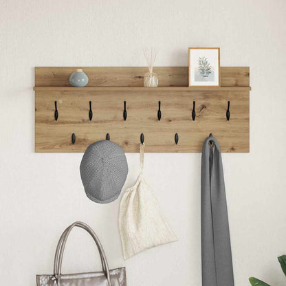 Wall-Mounted Coat Rack Wall-Mounted Artisan Oak Engineered wood
