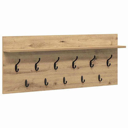 Wall-Mounted Coat Rack Wall-Mounted Artisan Oak Engineered wood