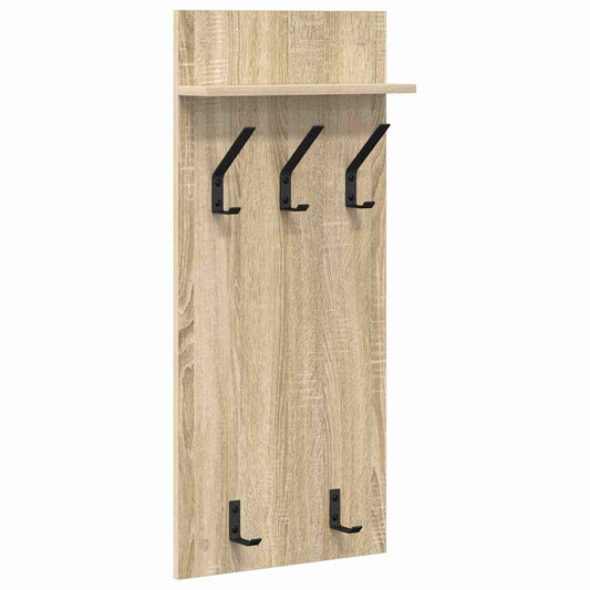 Wall-Mounted Coat Rack Wall-Mounted Sonoma Oak 40 x 10 x 90 cm