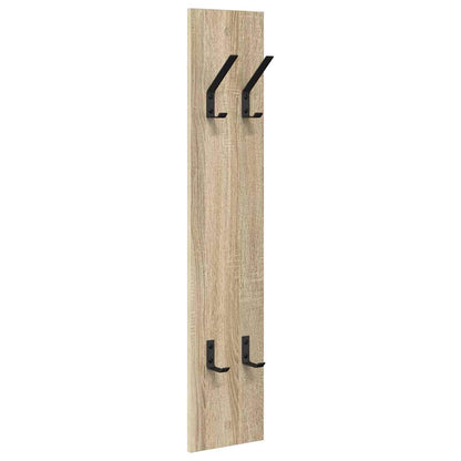 Wall-Mounted Coat Rack Sonoma oak 20 x 1.5 x 100 cm