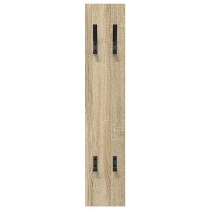 Wall-Mounted Coat Rack Sonoma oak 20 x 1.5 x 100 cm