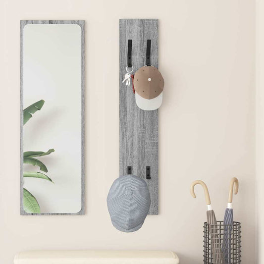 Wall-Mounted Coat Rack Wall-Mounted Grey Sonoma Engineered wood