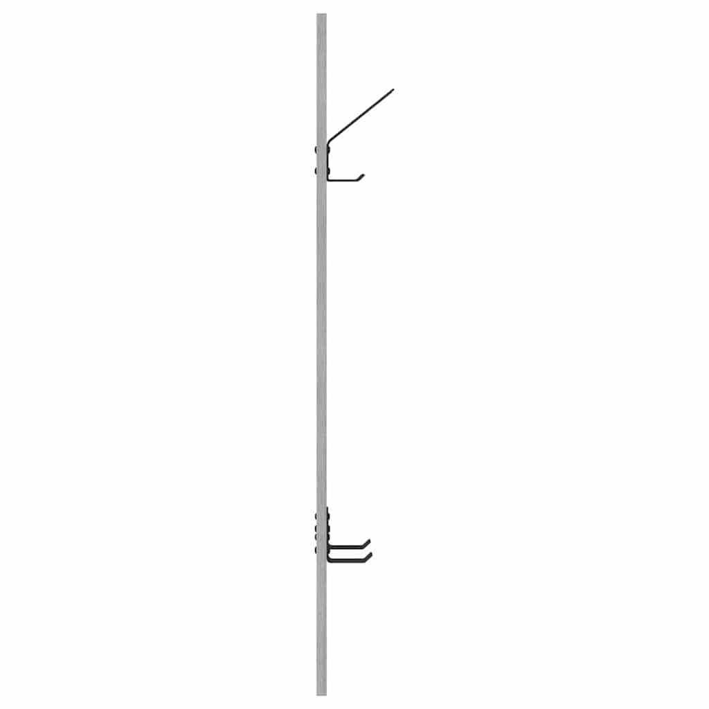 Wall-Mounted Coat Rack Grey Sonoma 20 x 1.5 x 100 cm