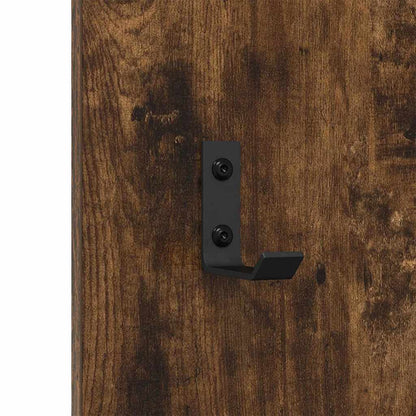 Wall-Mounted Coat Rack Wall-mounted Smoked Oak 30 x 1.5 x 80 cm