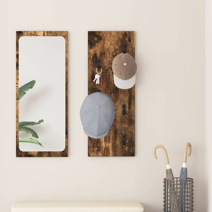 Wall-Mounted Coat Rack Wall-mounted Smoked Oak 30 x 1.5 x 80 cm