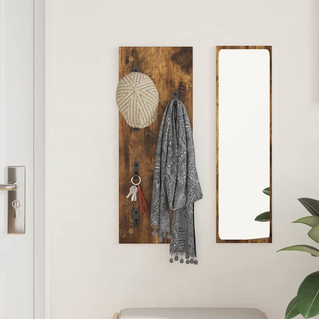 Wall-Mounted Coat Rack Wall-mounted Smoked Oak 30 x 1.5 x 80 cm