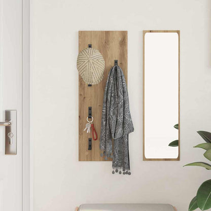 Wall-Mounted Coat Rack Wall-Mounted Artisan Oak Engineered wood