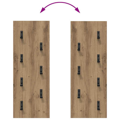 Wall-Mounted Coat Rack Wall-Mounted Artisan Oak Engineered wood