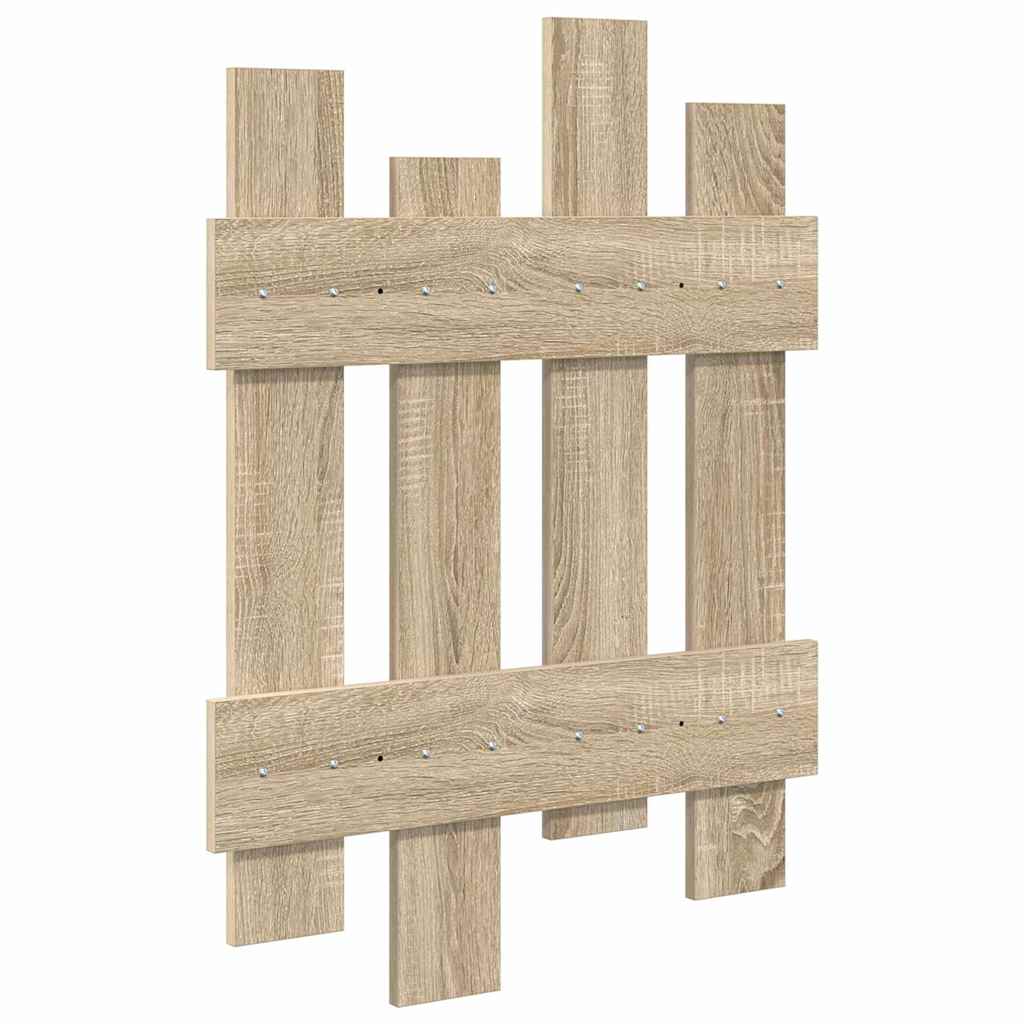 Wall-Mounted Coat Rack Wall-mounted Sonoma Oak 60 x 3 x 82 cm