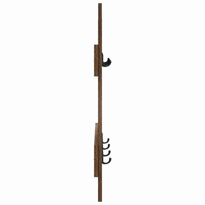 Wall-Mounted Coat Rack Wall-mounted Smoked Oak 60 x 3 x 82 cm