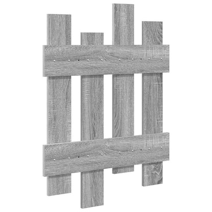 Wall-Mounted Coat Rack Wall-mounted Grey Sonoma 60 x 3 x 82 cm