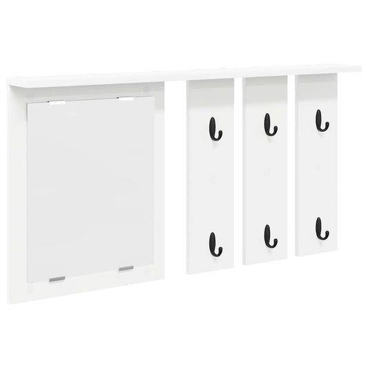Wall-Mounted Coat Rack Wall-Mounted White 85 x 10 x 45 cm