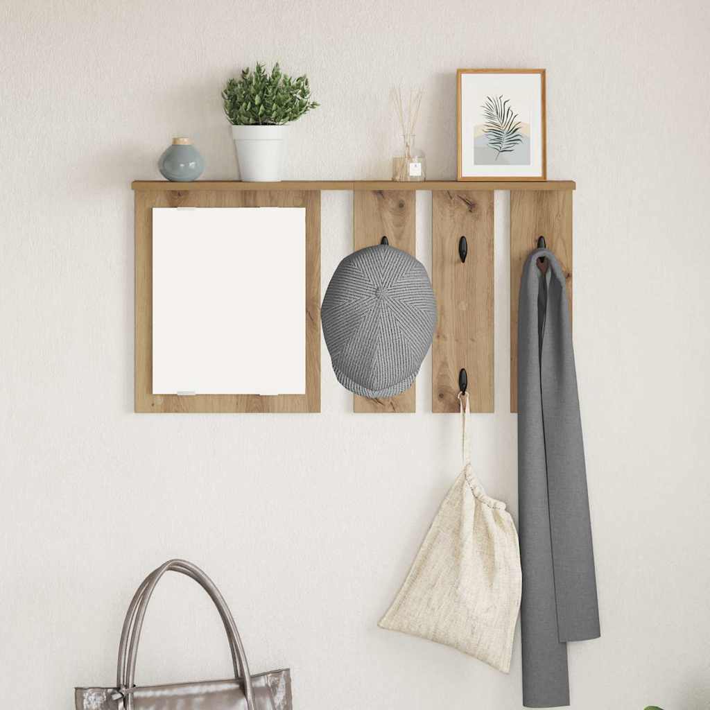 Wall-Mounted Coat Rack Wall-Mounted Artisan oak 85 x 10 x 45 cm