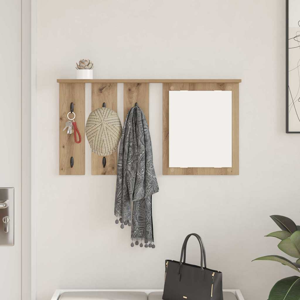 Wall-Mounted Coat Rack Wall-Mounted Artisan oak 85 x 10 x 45 cm