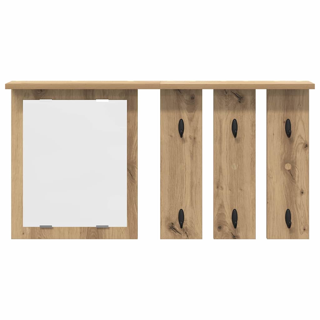 Wall-Mounted Coat Rack Wall-Mounted Artisan oak 85 x 10 x 45 cm