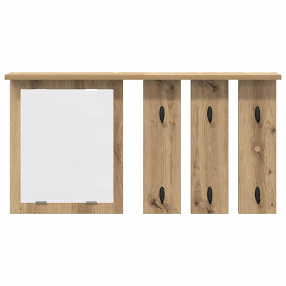 Wall-Mounted Coat Rack Wall-Mounted Artisan oak 85 x 10 x 45 cm